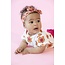 Feetje - Flare Broek Rib Fuchsia - Love Peace Aloha