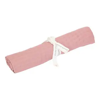 Little Dutch Little Dutch - Swaddle Doek Hydrofiel - Pure Pink Blush