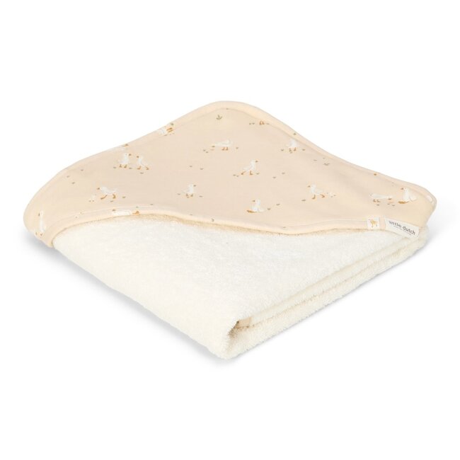 Little Dutch - Badcape Beige Little Goose - Newborn Naturals