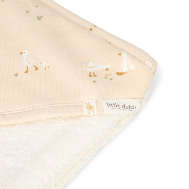 Little Dutch - Badcape Beige Little Goose - Newborn Naturals