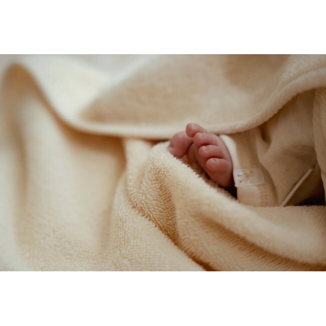Little Dutch - Badcape Beige Little Goose - Newborn Naturals