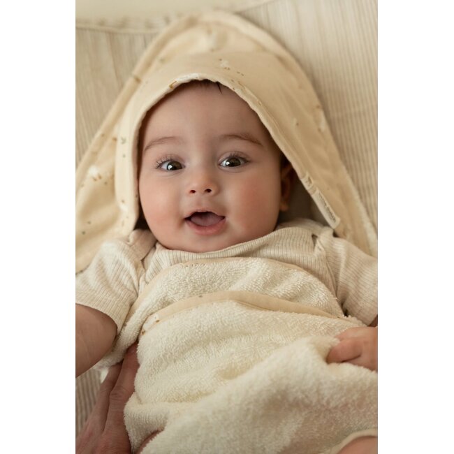 Little Dutch - Badcape Beige Little Goose - Newborn Naturals