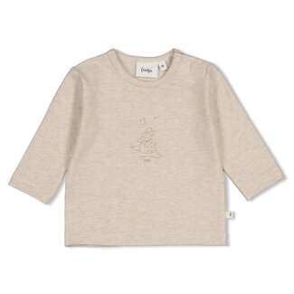 Feetje Feetje - Longsleeve Taupe Melange - The Cuddle Company