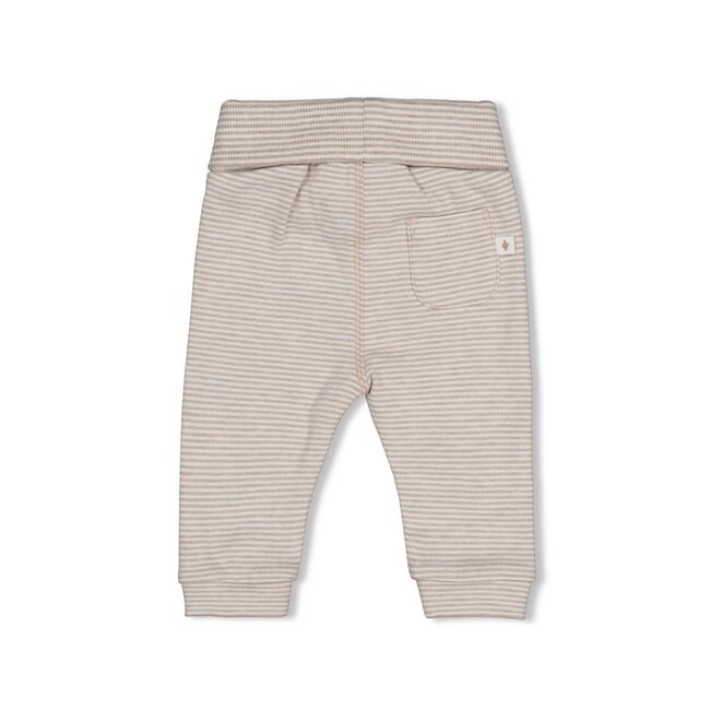 Feetje - Broek Streep Bruin Melange - The Cuddle Company