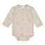 Feetje - Wikkelromper AOP Taupe Melange - The Cuddle Company