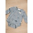 Feetje - Romper AOP Blauw Melange - Breakfast Buddy