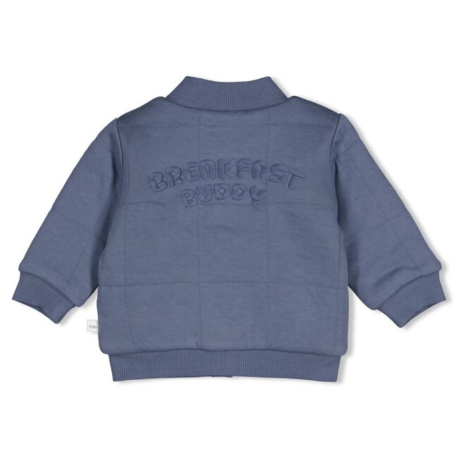 Feetje - Omkeerbaar Bomberjack Blauw - Breakfast Buddy