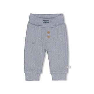 Feetje Feetje - Broek Rib Blauw Melange - Breakfast Buddy