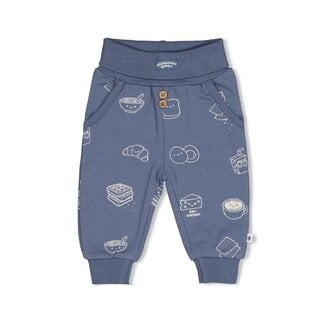 Feetje Feetje - Broek AOP Blauw - Breakfast Buddy