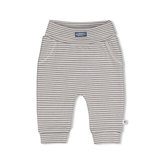Feetje Feetje - Broek Rib met Streep Blauw - Breakfast Buddy