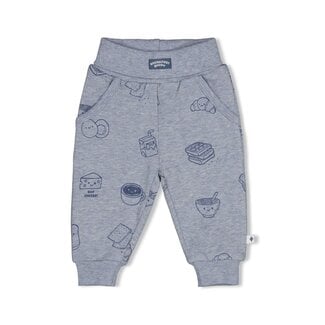 Feetje Feetje - Broek AOP Blauw Melange - Breakfast Buddy