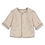 Feetje - Omkeerbaar Jasje Velours Rib Taupe Melange - The Cuddle Company