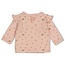 Feetje - Overslagshirt Pointelle Rib AOP Roze Melange - Fall in Love