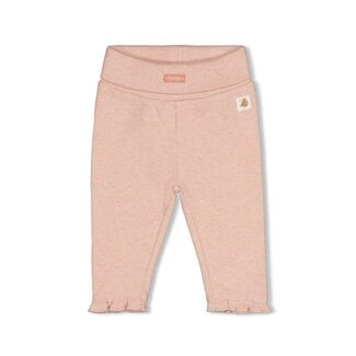 Feetje Feetje - Broek Rib Roze Melange - Fall in Love