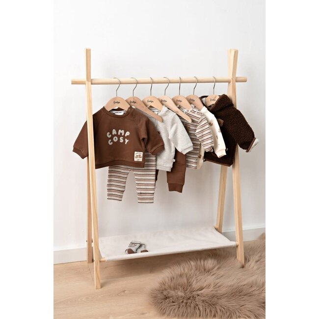 Feetje - Sweater Relaxed Fit Bruin - Tiny Timber Tales