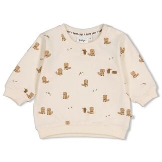 Feetje Feetje - Sweater AOP Relaxed Fit Offwhite - Tiny Timber Tales