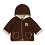 Feetje - Omkeerbaar Teddy Jasje met Capuchon Bruin - Tiny Timber Tales
