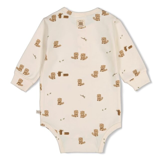 Feetje - Romper AOP Offwhite - Tiny Timber Tales