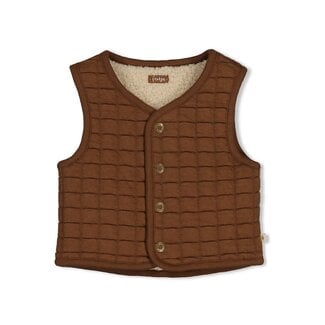 Feetje Feetje - Omkeerbaar Teddy Gilet Offwhite - Tiny Timber Tales