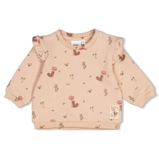 Feetje Feetje - Sweater AOP Relaxed Fit Zand - Forest Garden