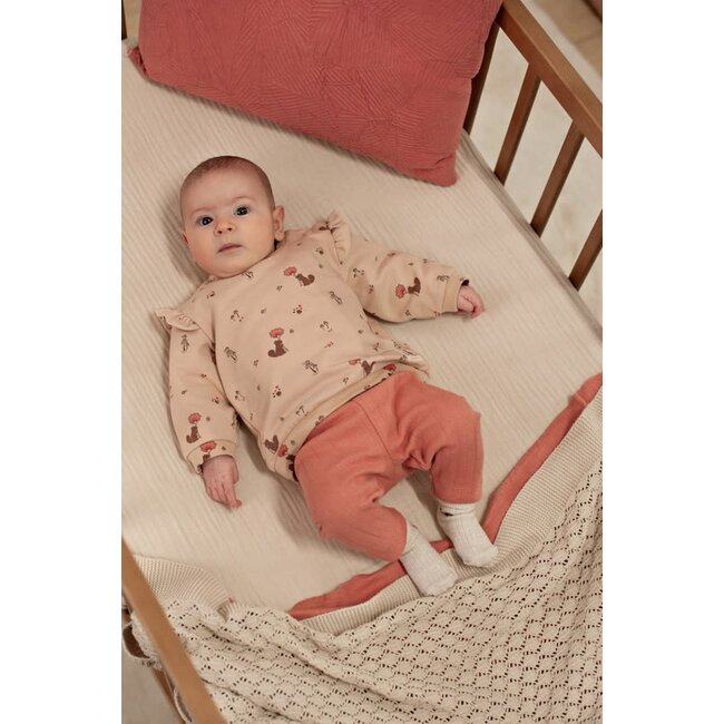 Feetje - Sweater AOP Relaxed Fit Zand - Forest Garden