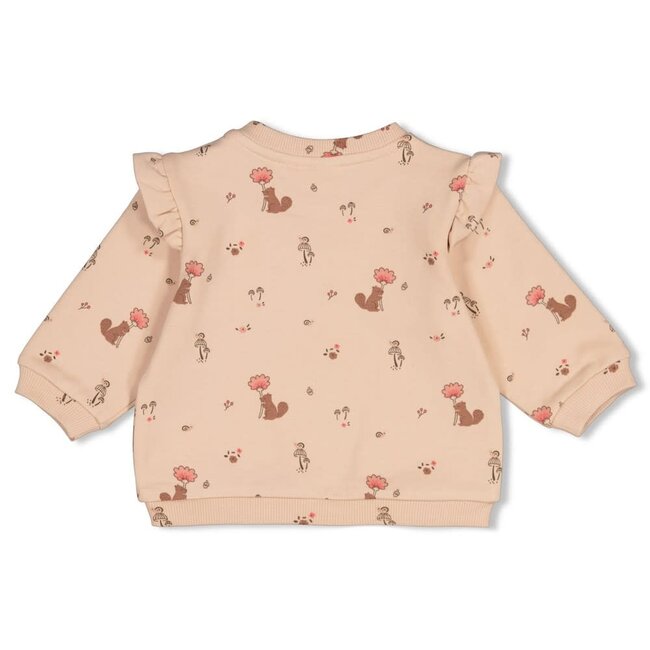 Feetje - Sweater AOP Relaxed Fit Zand - Forest Garden