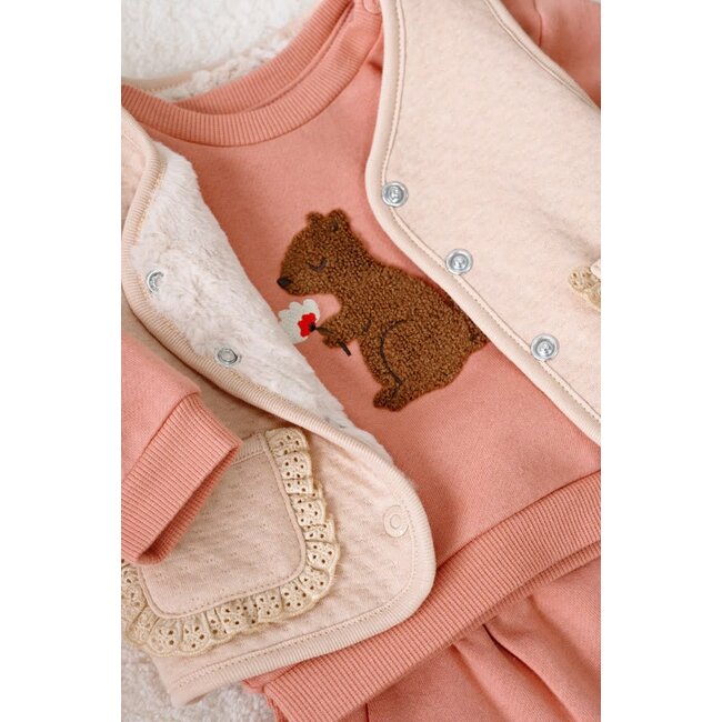 Feetje - Sweater Oversized Roze - Forest Garden