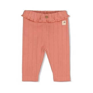 Feetje Feetje - Legging / Broek Pointelle Rib Roze - Forest Garden