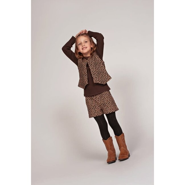 Jubel - Denim Gilet AOP Zand - City Chic