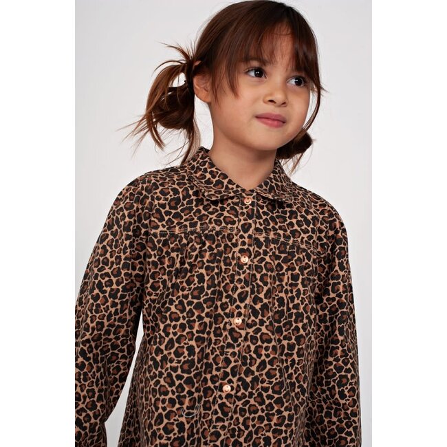 Jubel - Denim Jurk AOP Zand - City Chic
