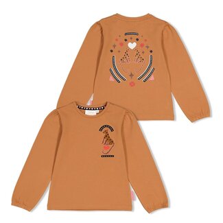 Jubel Jubel - Longsleeve met Backprint Camel - City Chic