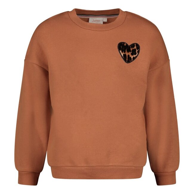 Jubel - Sweater met Backprint Relaxed Fit Camel - City Chic