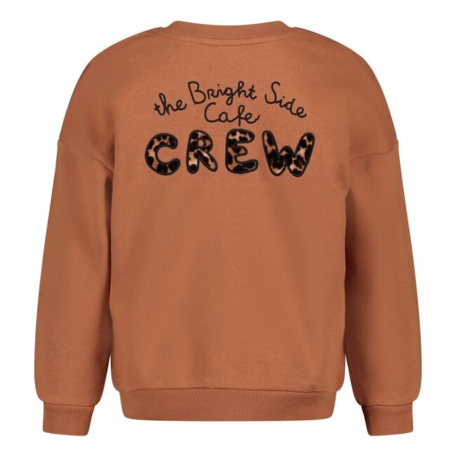 Jubel - Sweater met Backprint Relaxed Fit Camel - City Chic