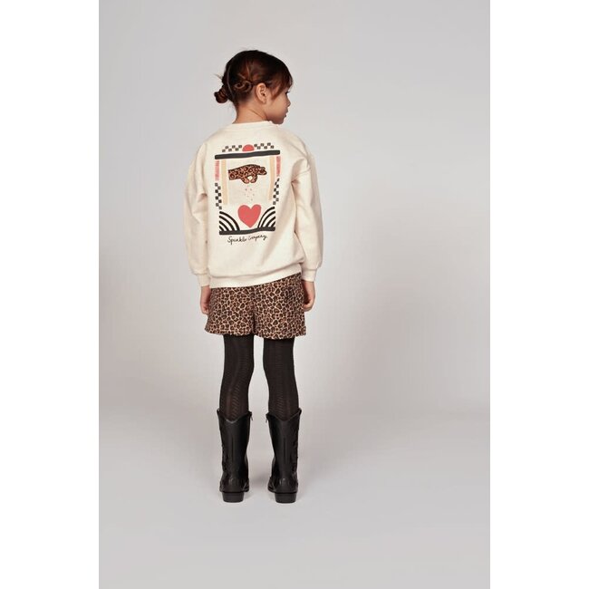 Jubel - Short Denim AOP Zand - City Chic
