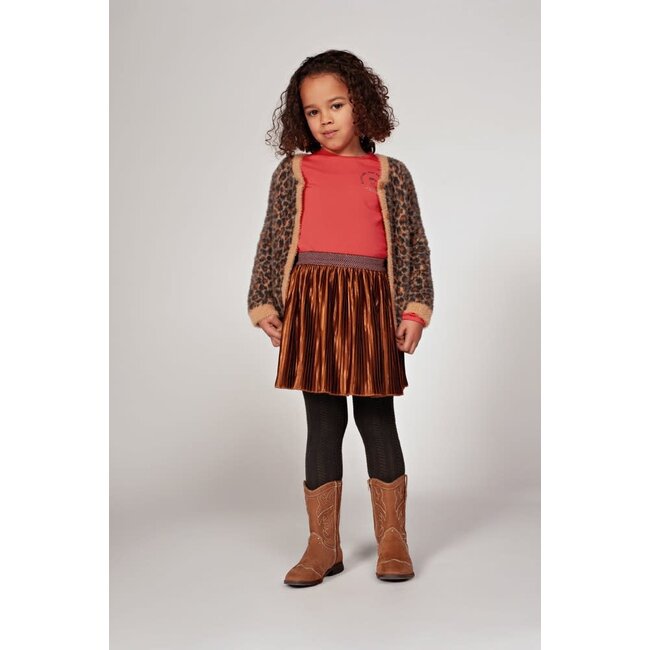 Jubel - Rok Plissé Koper - City Chic