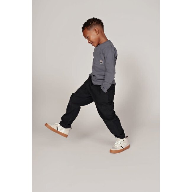 Sturdy - Longsleeve met Backprint Blauw - Rock the Earth