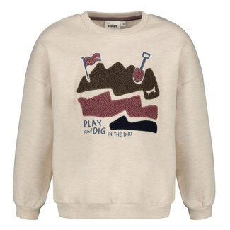 Sturdy Sturdy - Sweater Oversized Offwhite Melange - Rock the Earth