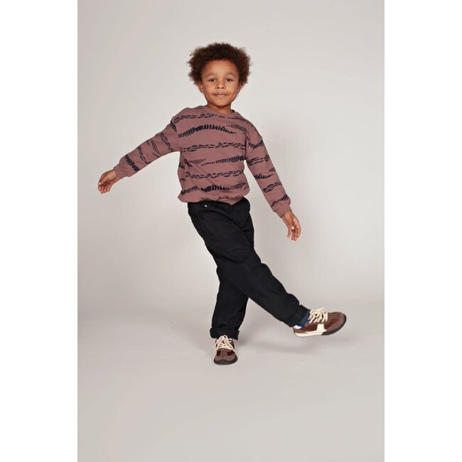 Sturdy - Sweater AOP Relaxed Fit Mauve - Rock the Earth