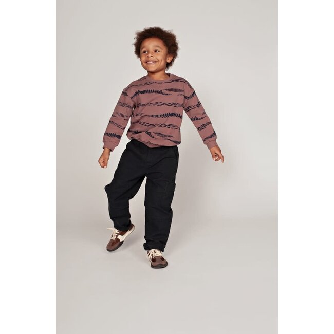 Sturdy - Sweater AOP Relaxed Fit Mauve - Rock the Earth
