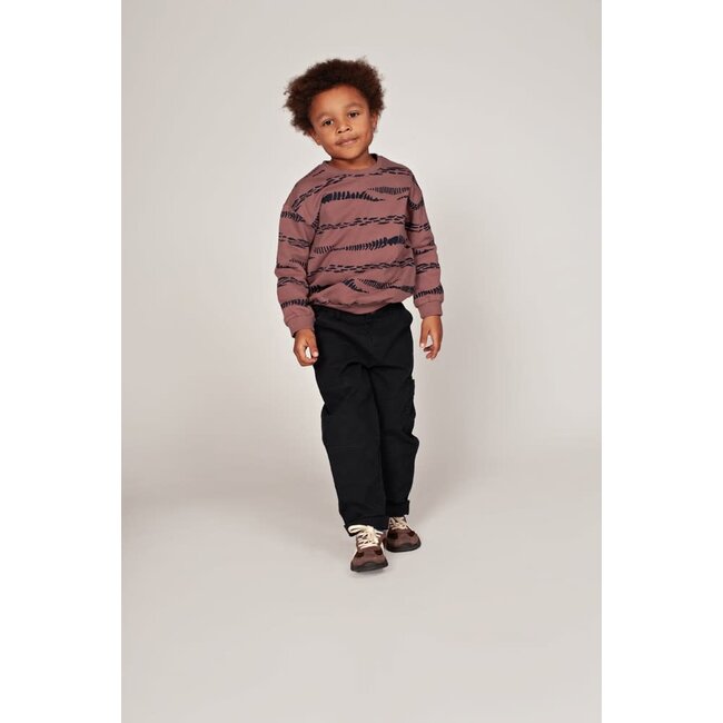Sturdy - Sweater AOP Relaxed Fit Mauve - Rock the Earth
