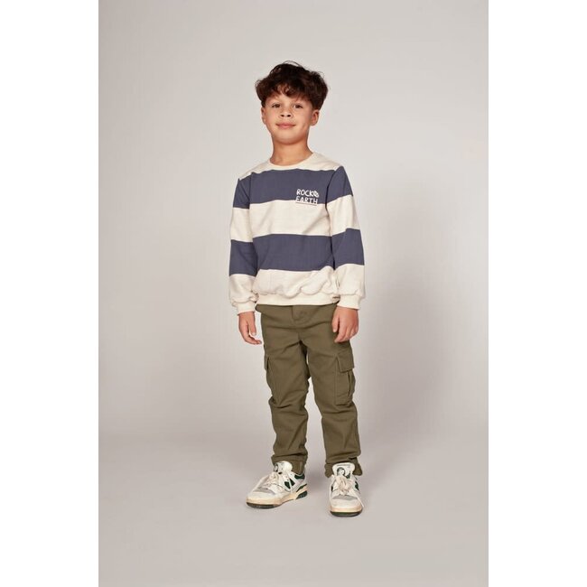 Sturdy - Sweater Streep Blauw - Rock the Earth