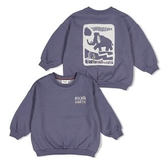 Sturdy Sturdy - Sweater met Backprint Oversized Blauw - Rock the Earth