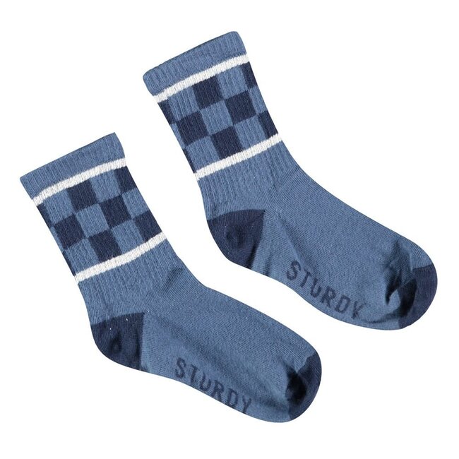 Sturdy - Sokken Blauw - Rock the Earth