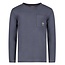 Sturdy - Longsleeve met Backprint Blauw - Rock the Earth