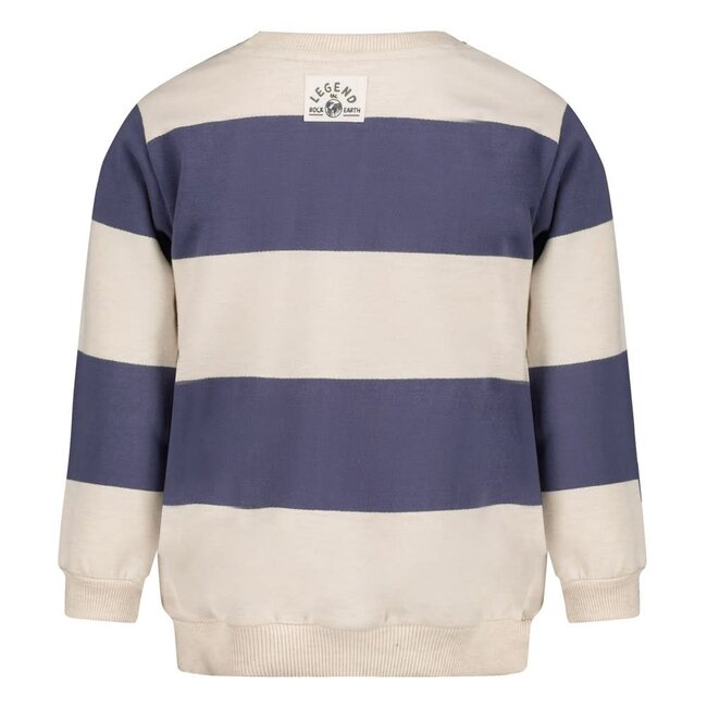 Sturdy - Sweater Streep Blauw - Rock the Earth