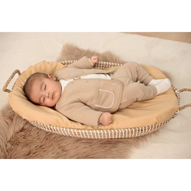 Feetje - Longsleeve Rib Offwhite Melange - Over the Moon for You