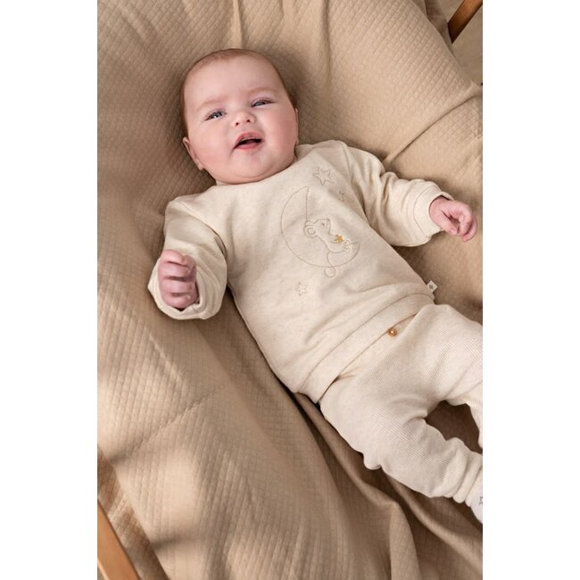 Feetje - Sweater Offwhite Melange - Over the Moon for You