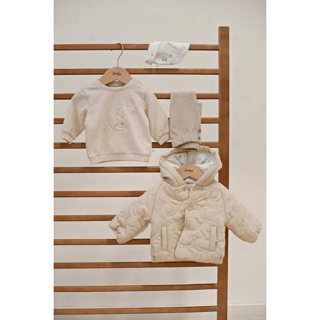 Feetje - Sweater Offwhite Melange - Over the Moon for You