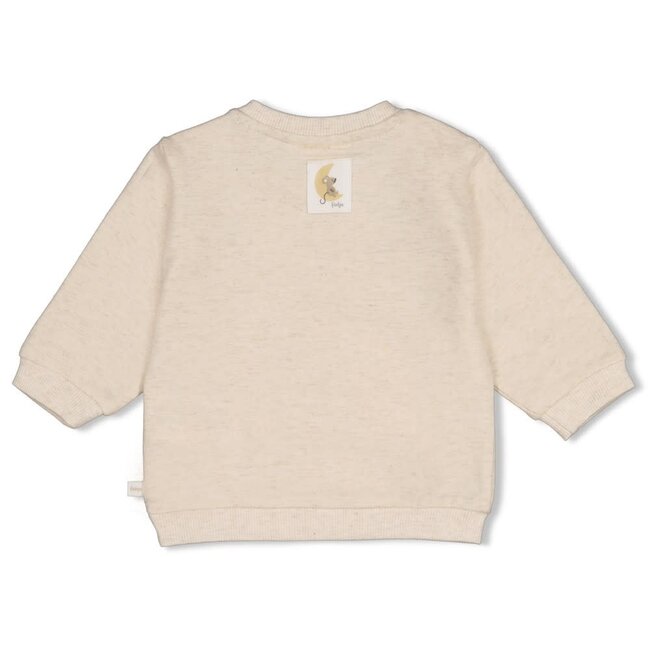 Feetje - Sweater Offwhite Melange - Over the Moon for You