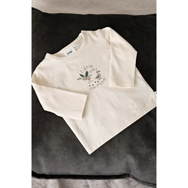 Feetje - Longsleeve Offwhite - Wiggle and Waddle